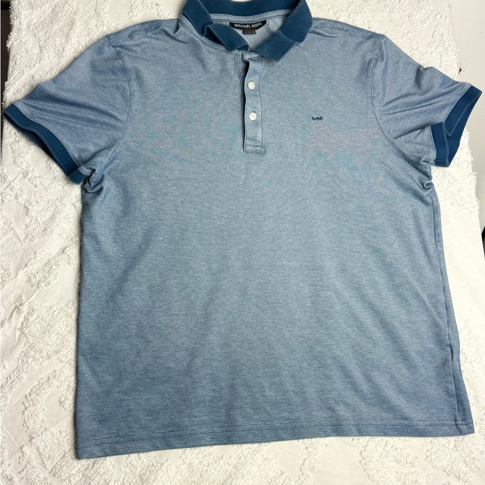 Men's Blue Polo Shirt